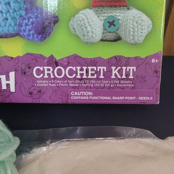 Disney Lilo And Stitch ~ Scrump & Stitch Crochet Kit All Included - Picture 3 of 6